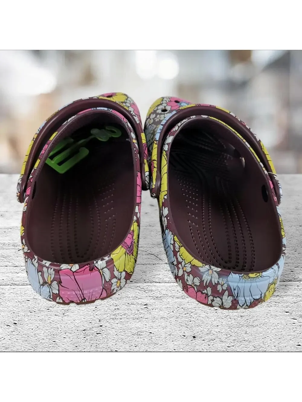 Crocs Classic Retro Floral Clog US Size Men 10, Women 12 208954 NWT